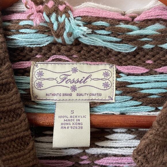 Fossil Vintage Hoodie Sweater - Picture 2 of 5